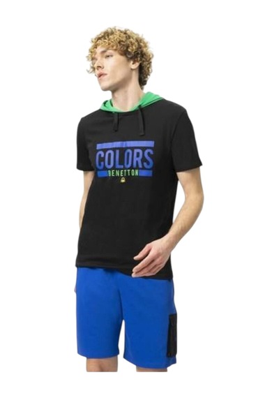 United Colors of Benetton Erkek T-shırt Bnt-m20456 SIYAH