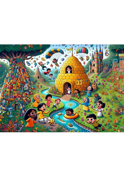 Art Çocuk Sayılar Ülkesi 50 Parça Puzzle