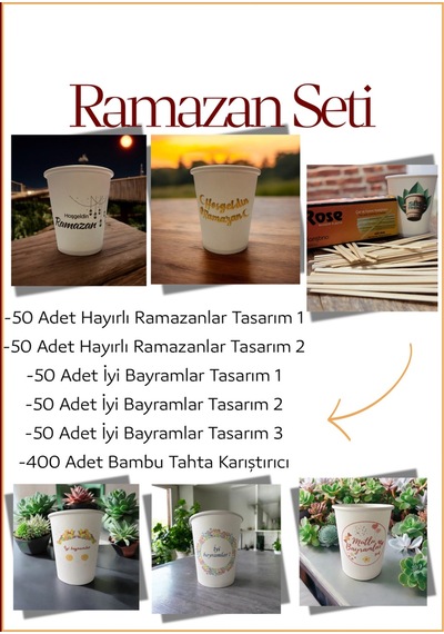 Yeni Hediyeli-üreticiden Ramazan Tasarımları Set Sepeti-hayırlı Ramazanlar-iyi Bayramlar 1