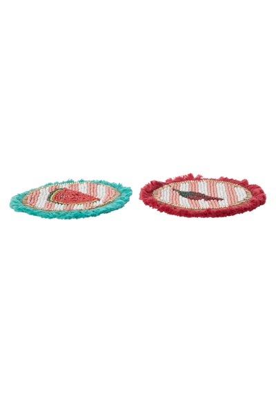 Mudo Home Chıllı&watermelon Bardak Altlığı 2 Li Diğer