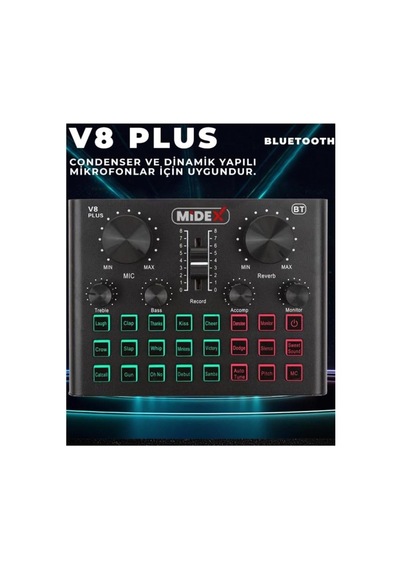 Lastvoice Bm800 Live Set Efektli Ses Kartı Mikrofon Stand Kayıt Canlı Yayın Seti Pc Ve Telefon