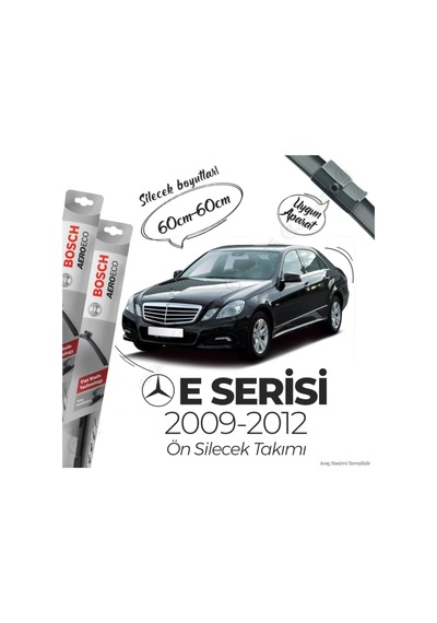 Mercedes E W212 Muz Silecek Takımı 2009-2012 Bosch Aeroeco