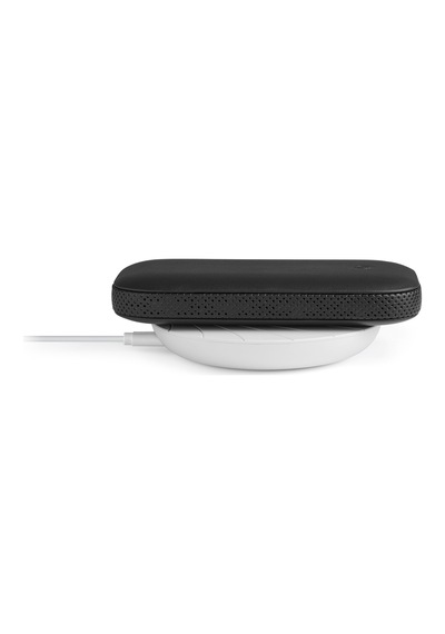 Lexon Powersound Deri Kablosuz Şarj Cihazı ve Bluetooth Hoparlör