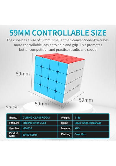 Mrs Toys MoYu 4x4 zeka küpü sabır küpü rubik küp akıl küpü