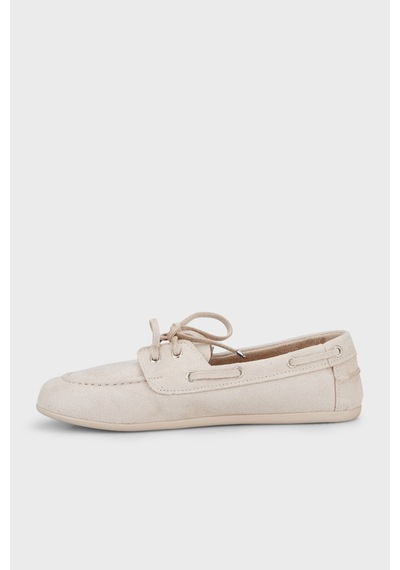 Pierre Cardin Süet Loafer Ayakkabı Bayan Ayakkabı Pc56300 Bej