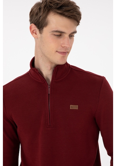 U.s. Polo Assn. Erkek Bordo Sweatshirt 50298243-vr014 Bordo