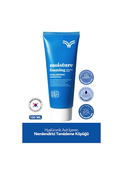 Lamelin Hyalüronik Asit İçeren Temizleme Köpüğü Lamelin Moisture Foaming Hyaluronic Acid 100 ML