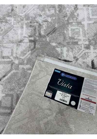 Merinos Vista 36892-098 Özel Kesme Halı Gri-antrasit Çok Renkli