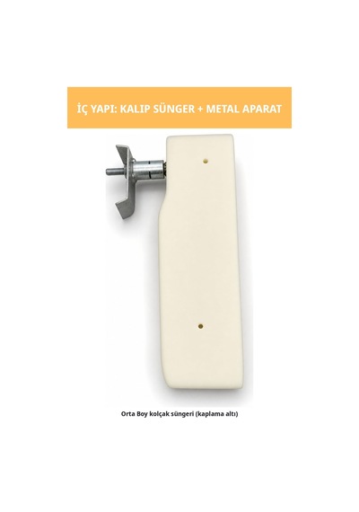 Kapitone Kumaş Siyah Kırmızı Kaplı Kamyon Otobüs Koltuk Kolçağı Metal Aparatlı Orta Boy Tip