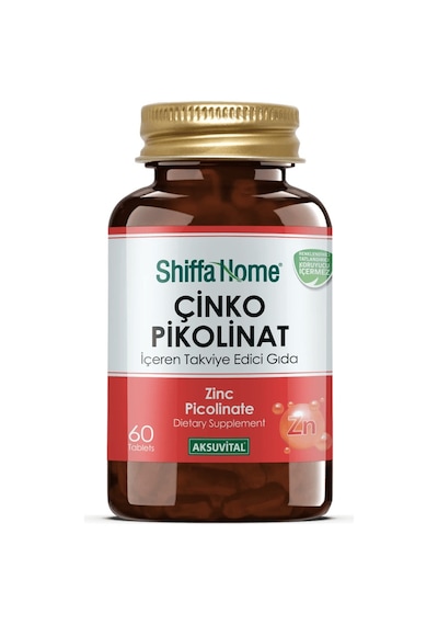 Shiffa Home Çinko Pilolinat 60 Tablet 8'li Paket
