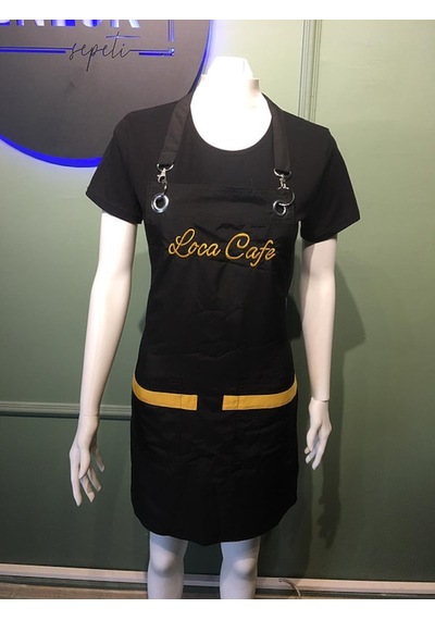 Askılı Micropolyester Önlük Cafe Chef Restoran Kuaför Önlük Model