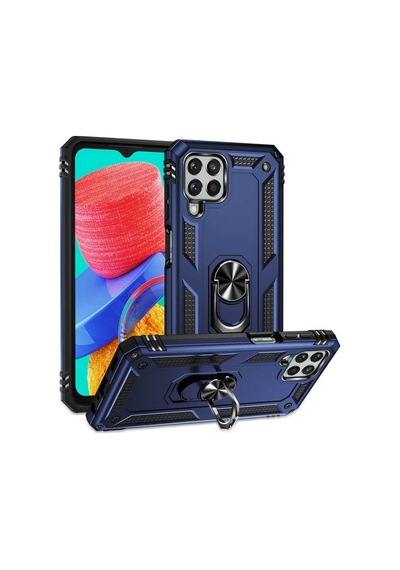 Galaxy M33 Kılıf Zore Vega Kapak Mavi