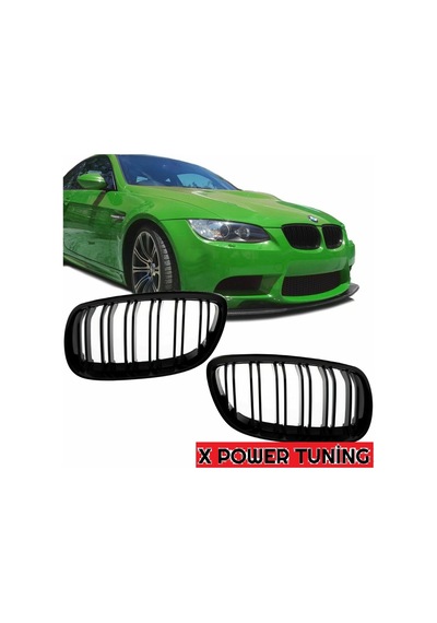 Bmw E93 2006.2009 Cabrio Çift Çizgi Parlak Siyah M3 Ön Panjur