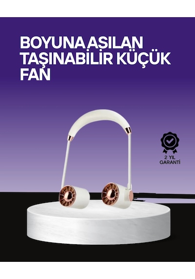 Mey Najmaddin Boyun Askılı Katlanabilir Fan 1000 Mah Usb Şarjlı Taşınabilir Najmaddin