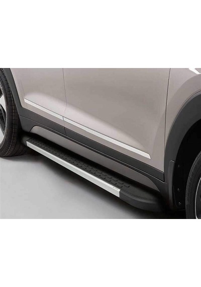 Omsa Line Citroen Jumpy 2017 Sonrası Uzun Şasi Nevada Mat Alüminyum Alınlı Yan Koruma Basamak