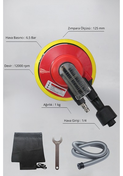 Gaptools Havalı Ortbital Zımpara