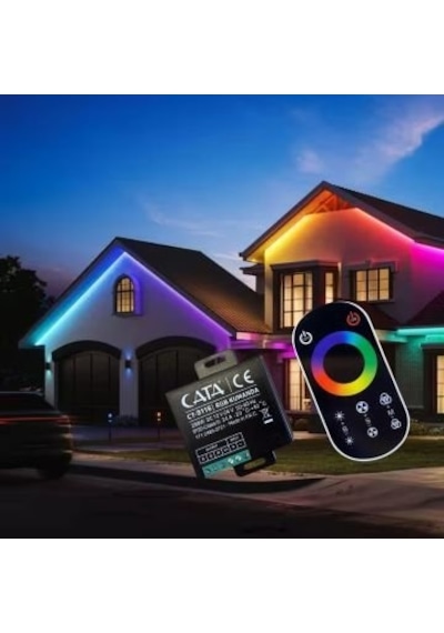 Cata Ct-9116 Dokunmatik Rgb Led Kumanda 24a 288w 12v 20m Menzilli Uzaktan Kontrol Ünitesi Renkli