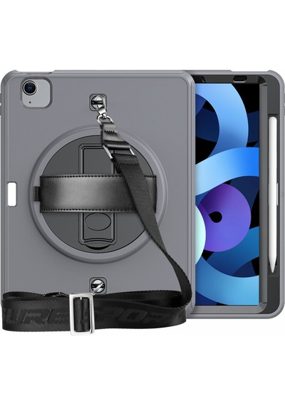 Newface Apple Uyumlu iPad Pro 11 2020 Kılıf Strap-c Otterbox Tablet Kapak - Gri gri