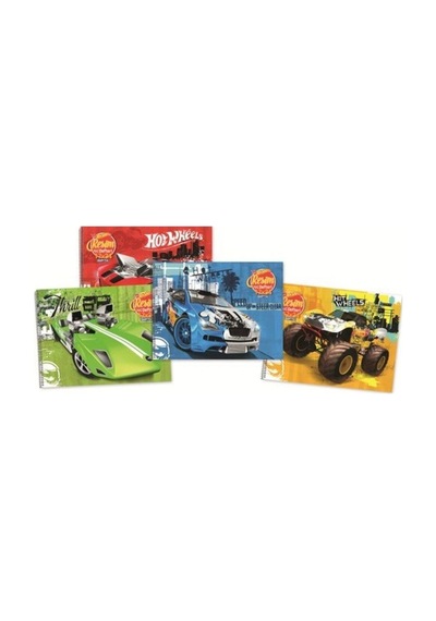 5437 Hot Wheels Resim Defteri 25X35 Cm 15 Yaprak