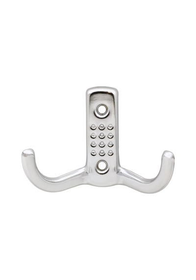 Noktalı Askı Portmanto Vestiyer Duvar Dolap Elbise Mobilya Askılığı Metal Askısı Askılık 5 Adet Krom
