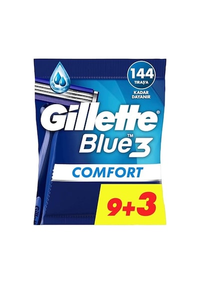 Gillette Blue3 Comfort Kullan At Erkek Tıraş Bıçağı 9+3 Adet
