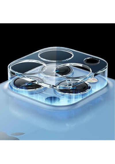 Vendas Apple Uyumlu iPhone 13 Pro (13 Pro) Temperli Cam Şeffaf Kamera Lens Koruyucu