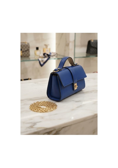 Names Bag Trend Model Lüks El, Omuz Ve Çapraz Kadın Çantası Mavi Mavi