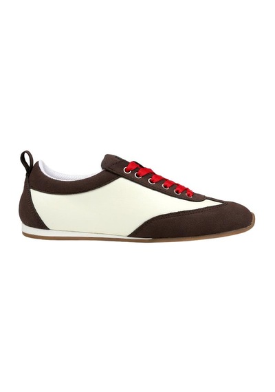 Kadın Vegan Deri Krem Sneakers - Warner Bros Looney Tunes Tom & Jerry Tasarım Çok Renkli