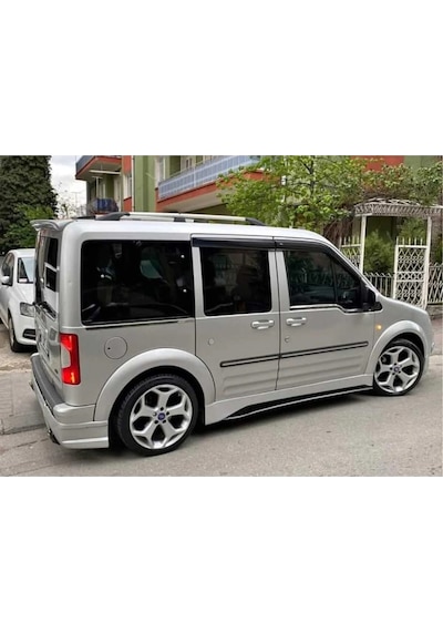 Ford Connect 2002-2013 Uyumlu Marşpiyel Boyasız Plastik Mat Siyah