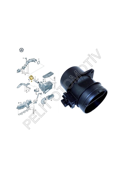 Seat Leon Hava Akıs Metre 03l906461a 2011 - 2020