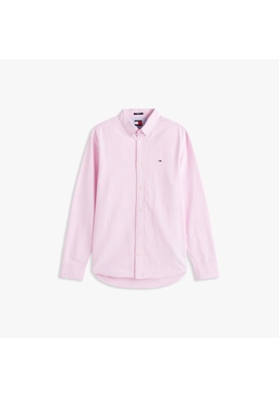 Tommy Hilfiger Tjm Reg Oxford Shırt Ext Erkek Pembe Gömlek - Dm0dm21298