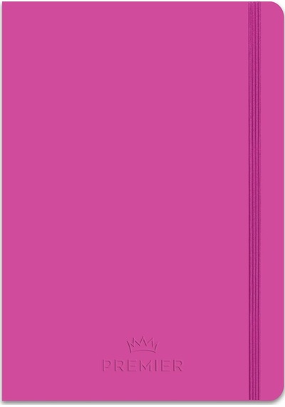 Keskin Color Kareli Ciltli Premier Defter Fuşya 13x21