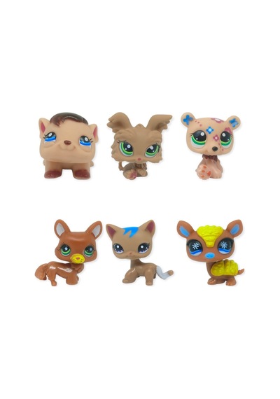 Pet Star Little 6'lı Sevimli Hayvanlar Figür Seti -2 Minişler