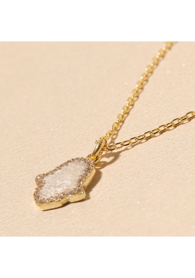 Fatıma Kolye 718946 Gold Gümüş
