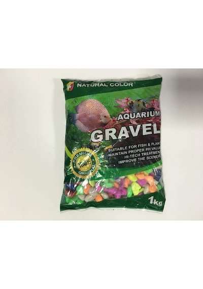 Renkli Akvaryum Çakılı 1 Kg