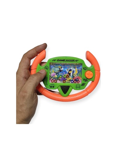 Direksiyonlu Su Oyunu - Halka Geçirmeli - Fidget Oyuncak - Turuncu 1pcs
