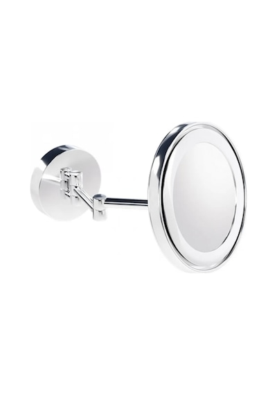 Banyo Makyaj Aynası, Led Işıklı Gün Işığı , Cnv, Çiftkol, Ip44, Büyüteçli 3x - Krom Krom