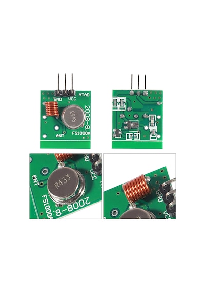 433 Mhz Rf Kablosuz Alıcı Verici Transmitter Receiver