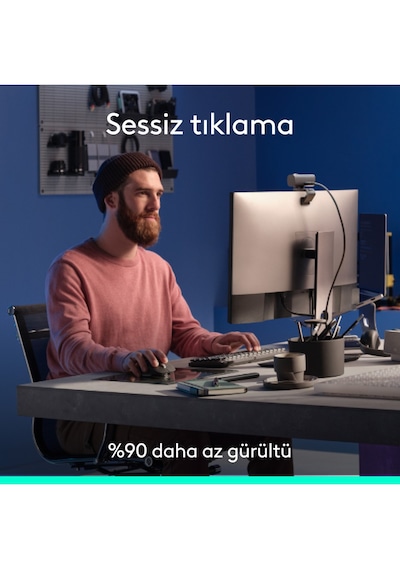 Logitech Mx Master 3s Bluetooth Edition Performans 8000 Dpı Optik Sensörlü Sessiz Kablosuz Mouse, Siyah 910-007501 Logitech Mx Master 3s Bluetooth Edition Performans 8000 Dpı Optik Sensörlü Sessiz Kablosuz Mouse, Siyah 910-007501