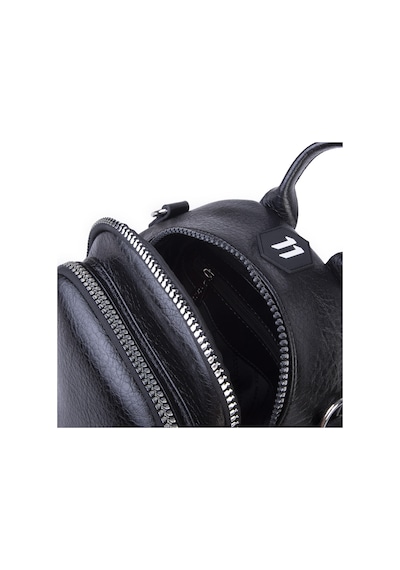 Nas Bag Kadın Dönüştürülebilir Sırt Ve Omuz Çantası Şık Geniş Fermuarlı Çanta 24x31x14 Cm Siyah Victoria