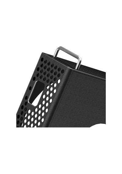 Mac Mini M4 M4 Pro Standı Siyah, Alüminyum Dikey Koruyucu Kasa, Havalandırmalı Metal Mac Mini Tutucu, Port Erişimli Ayaklı Masaüstü Stand, 2024 Uyumlu