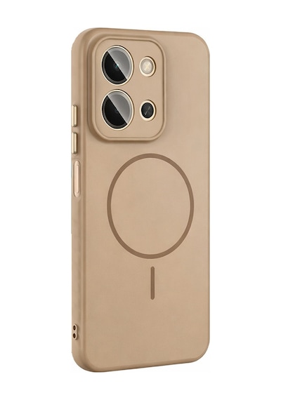 Xiaomi Redmi 15c Kılıf Kamera Lens Korumalı Magsafe Destekli Silikon Pazarplus Altın