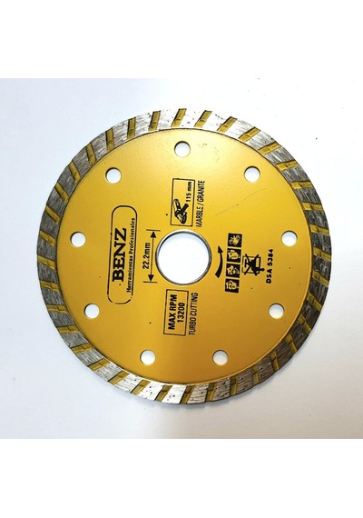 Ctn Paltava Benz 115 Mm Turbo Kanal Granit Mermer Beton Tuğla Kesme