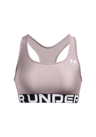 Under Armour Hg Mid Branded Kadın Sporcu Sütyeni gri
