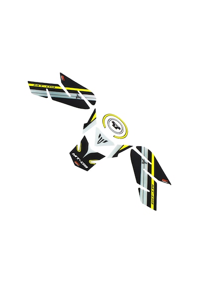 Gp Kompozit Yamaha Mt-09 2013-2016 Uyumlu Tank Pad Seti Sarı