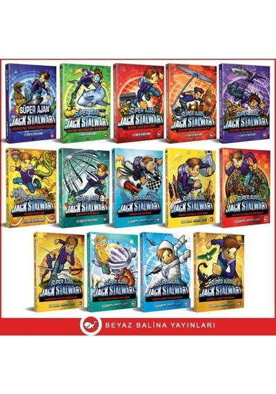 Süper Ajan Jack Stalwart Seti - 14 Kitap