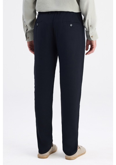 Twn Relaxed Fit Pilesiz Siyah Diyogonal Jogger Pantolon 6ec03ı302342m 001