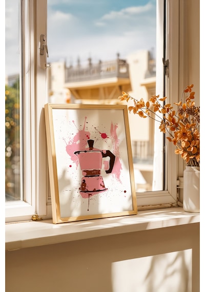 Minimal Mutfak Ruhunu Yansıtan Ahşap Çerçeveli Poster 54