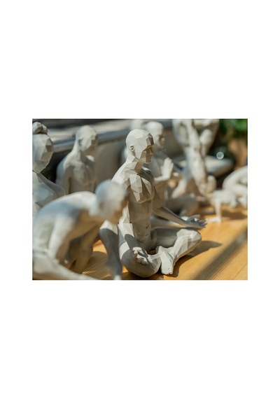 Yoga/meditasyon Yapan İskandinav Tarzı Biblo Heykel Figür Dekor Dekorasyon Hediyelik Denge Ve Huzur 12