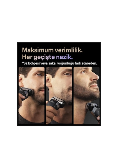 Tr Braun Series 9 Pro+ Elektrikli Tıraş Makinesi, Islak Ve Kuru, Smartcare Merkezi, 9675cc 1 - 2 Saat